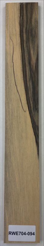 Fretboard Royal White Ebony 526x74x9mm, Unique Piece #094